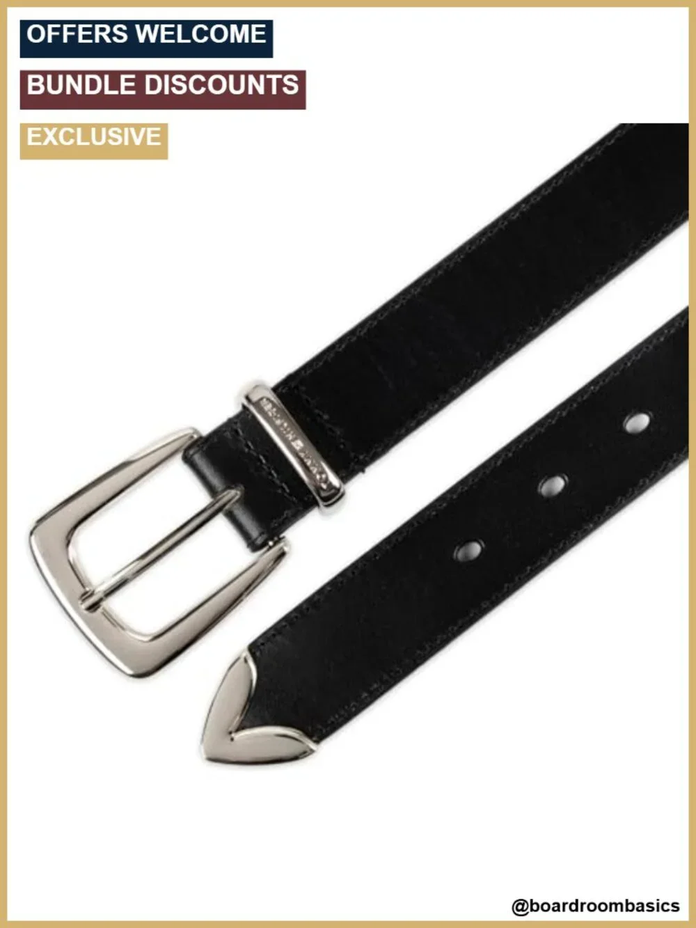 100% Leather Fashion Belt for Jeans, Trousers, Dresses